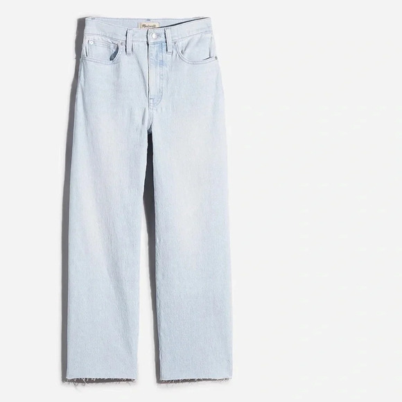 New Madewell The Plus Perfect Vintage Wide Leg Crop Jean - Picture 2 of 11